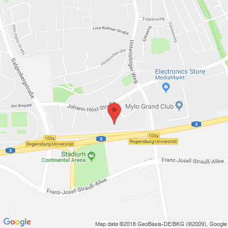 Kartenansicht Erotic Markt Regensburg (Tankautomat)