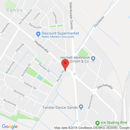 Kartenansicht Raiffeisen Tankstelle