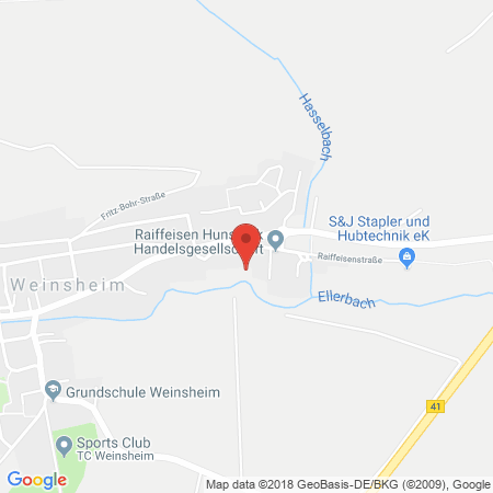 Kartenansicht Raiffeisen Hunsrück (Tankautomat)