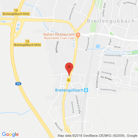Kartenansicht ELO-Tankstelle