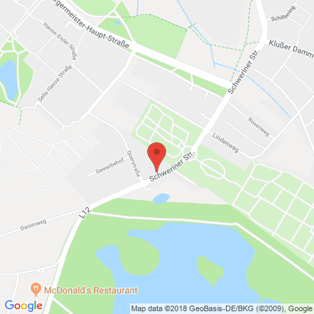 Kartenansicht Esso Station Wismar