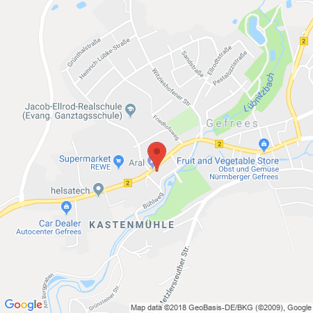 Kartenansicht Aral Tankstelle