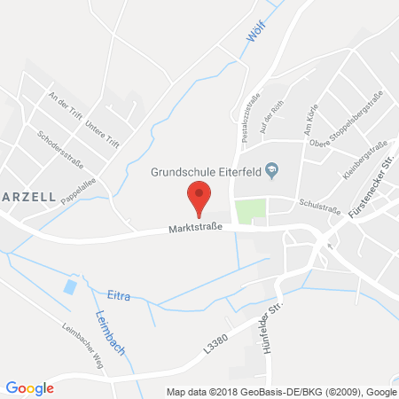 Kartenansicht Esso Station Hartmann