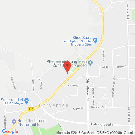 Kartenansicht Autogas Harmeling (Tankautomat)