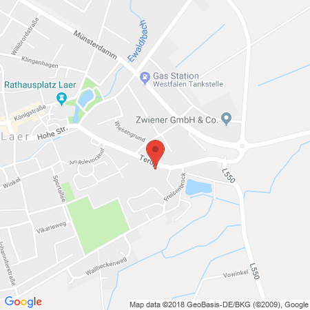 Kartenansicht Autohaus Treus