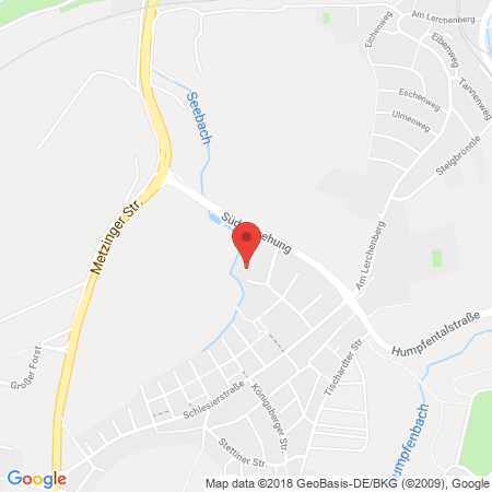 Kartenansicht Aral Tankstelle und CleanPark