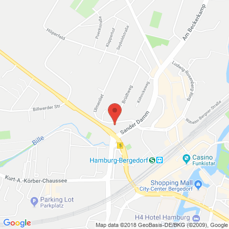 Kartenansicht Esso-Tankstelle