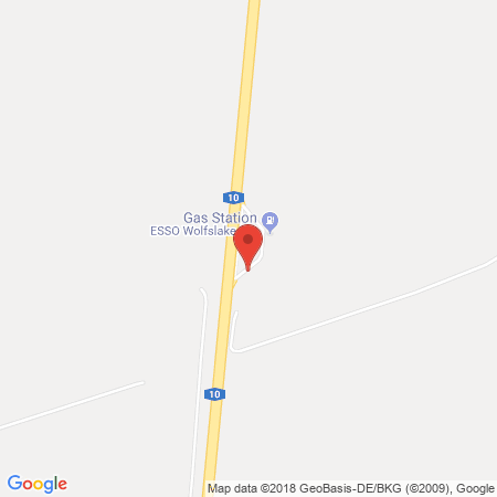 Kartenansicht BAB Wolfslake-Ost (ESSO)