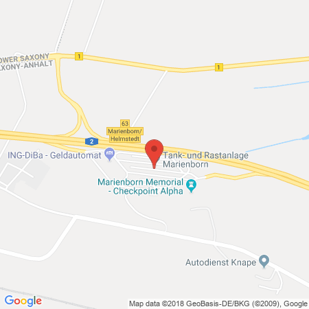 Kartenansicht BAB Marienborn-Süd (ESSO)