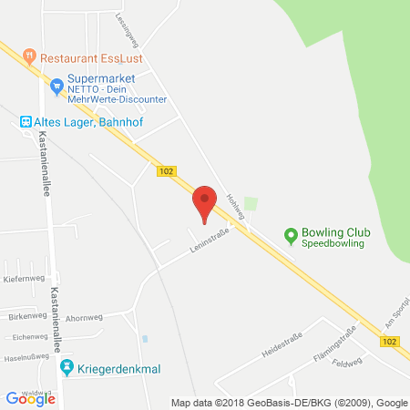 Kartenansicht Autogas-Tankstelle (Tankautomat)