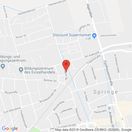 Kartenansicht Tankstelle Steiner