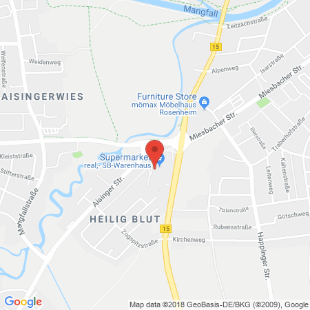 Kartenansicht Allguth Tankstelle