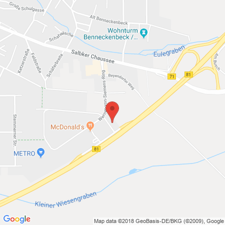 Kartenansicht SHELL Tankstelle