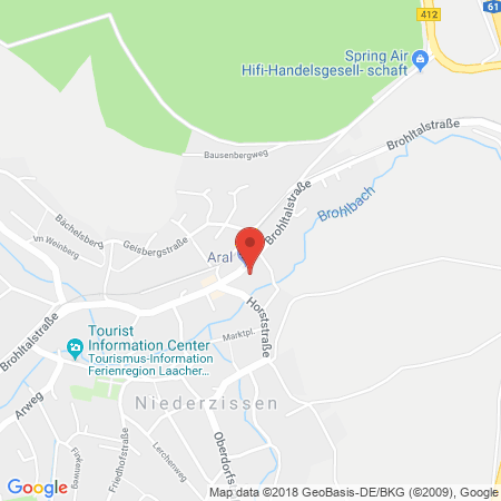 Kartenansicht Aral Station