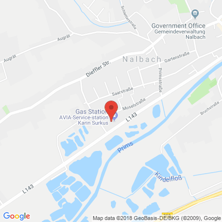 Kartenansicht AVIA Station Surkus