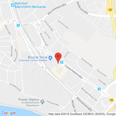 Kartenansicht bft-Tankstelle