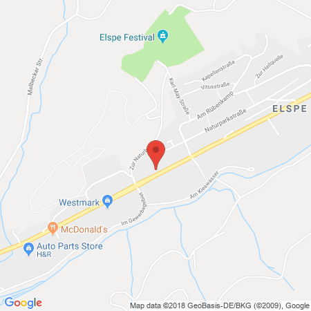 Kartenansicht AVIA-Tankstelle