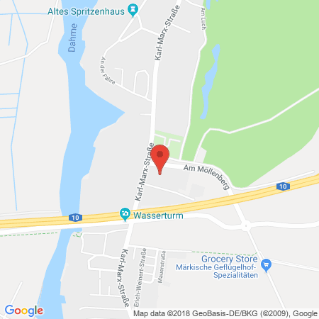 Kartenansicht HEM-Tankstelle