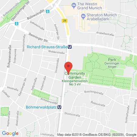 Kartenansicht BAVARIA petrol