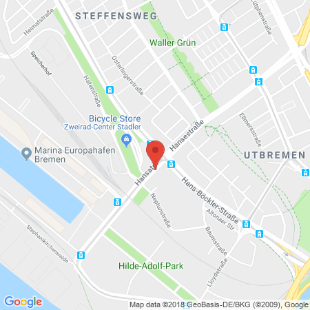 Karte Hoyer Autohof