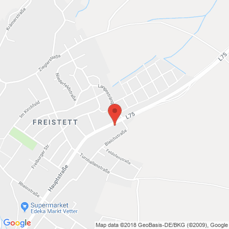 Kartenansicht EFA Tankstelle