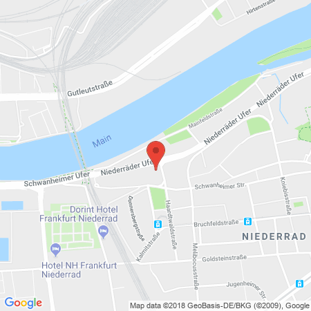 Kartenansicht Shell Station