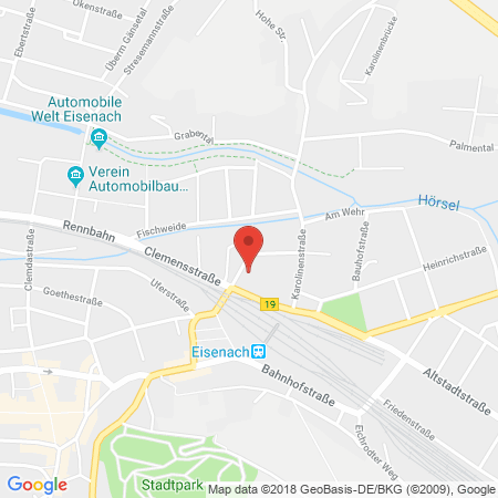 Kartenansicht HEM-Tankstelle