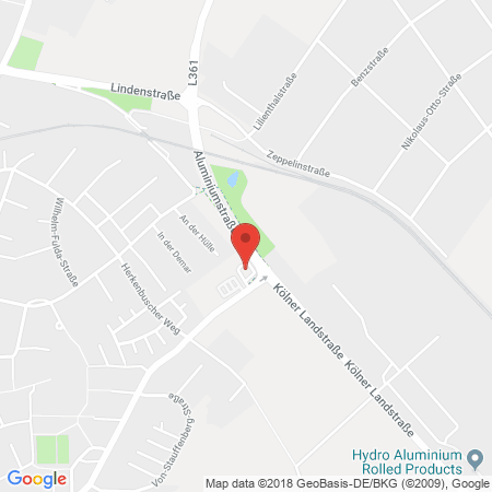 Kartenansicht Shell Station