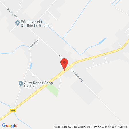 Kartenansicht Autoforum H & F Ruppin GmbH, Autogastankstelle Fred Krumnow