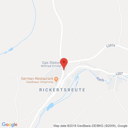 Kartenansicht Freie Tankstelle Ermler