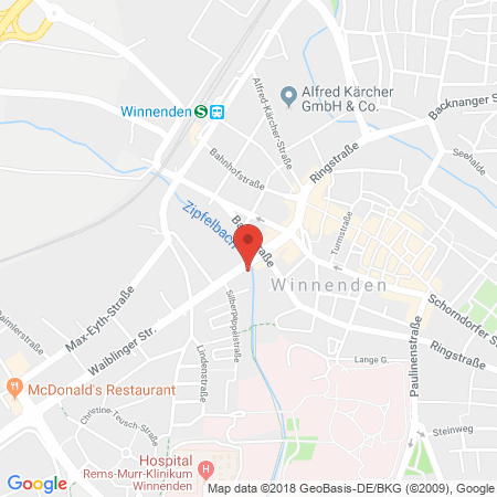 Kartenansicht Jet Tankstelle