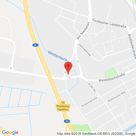 Kartenansicht Tankstation Rödelheim