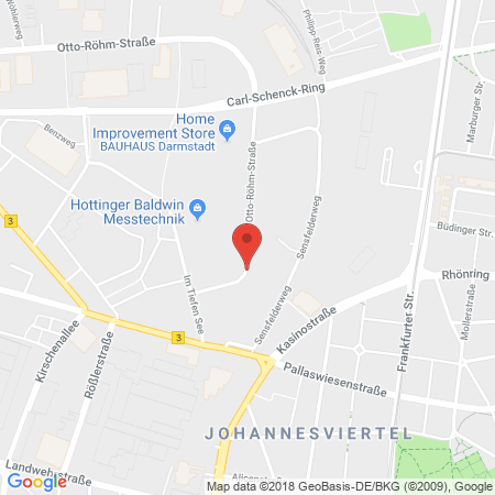 Kartenansicht Fa. Erich Blechschmitt