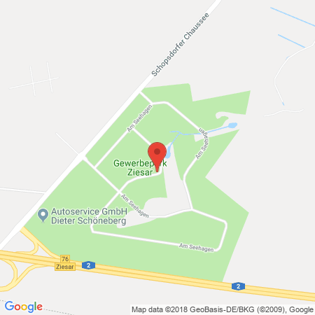 Kartenansicht Scania Servicepartner