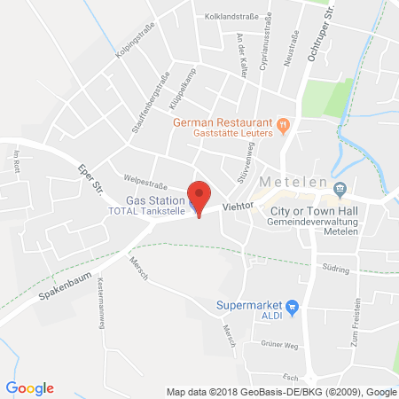 Kartenansicht TOTAL Tankstelle