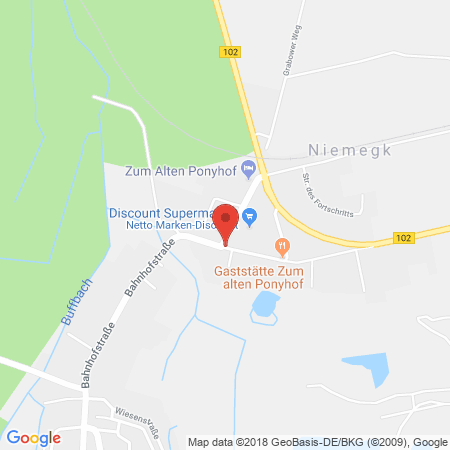 Kartenansicht Autogas-Tankstelle Hoyer