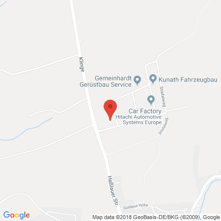 Kartenansicht Kauerauf - Service (Tankautomat)