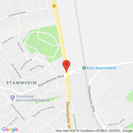 Kartenansicht Aral Station