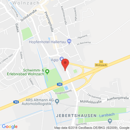 Kartenansicht Agip Station