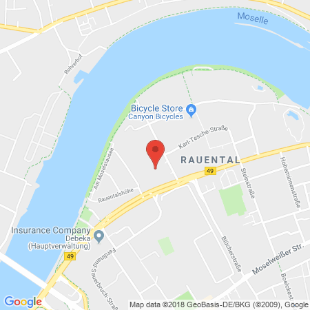 Kartenansicht Total Tankstelle Lörsch