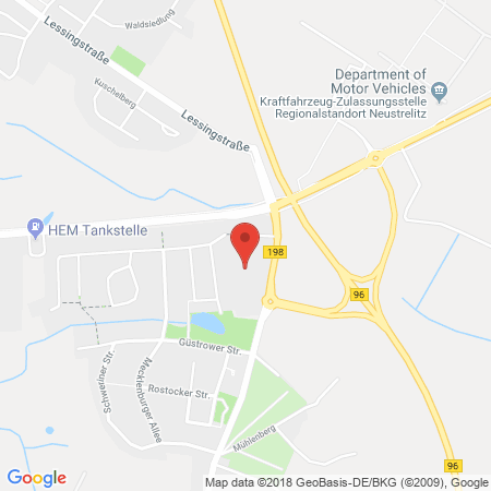 Kartenansicht HEM-Tankstelle