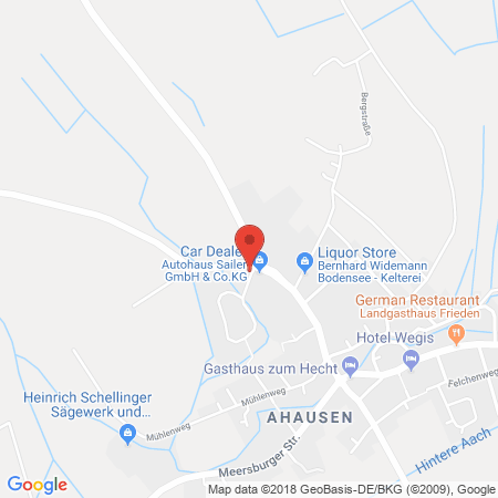 Kartenansicht Autohaus Sailer