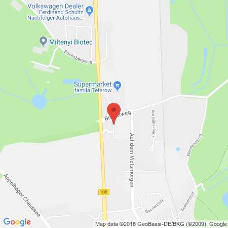 Kartenansicht TOTAL Tankstelle