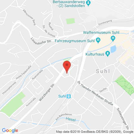 Kartenansicht Jet Tankstelle Thomas Steinhaus