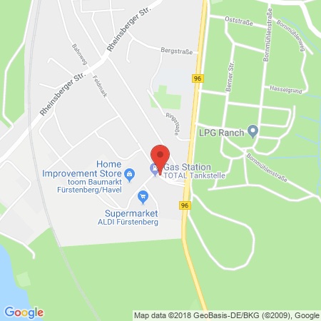 Kartenansicht TOTAL Tankstelle