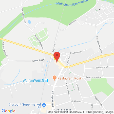 Kartenansicht ARAL Tankstelle Heinz Stockhoff