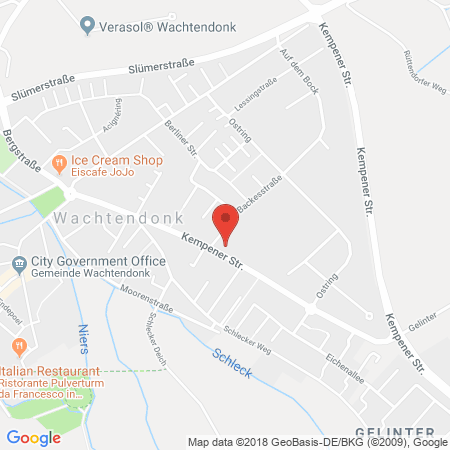 Kartenansicht Calpan Tankstelle Thomas Grant