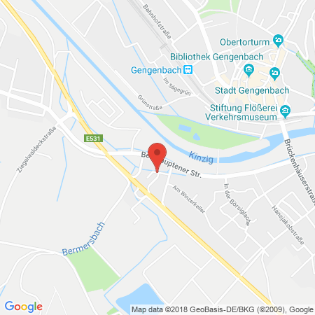 Kartenansicht Aral-Tankstelle Kinzigtal