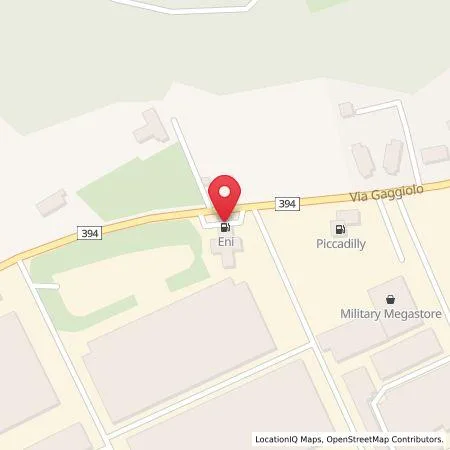Karte Agip Tankstelle