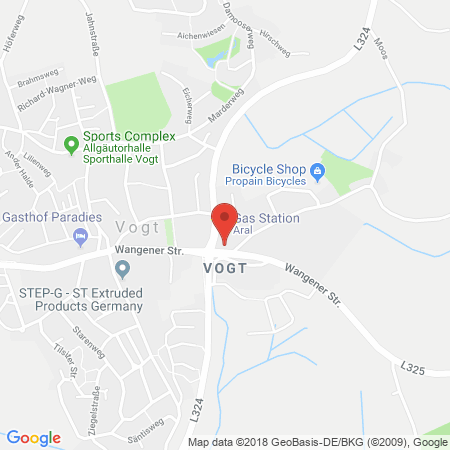 Kartenansicht ARAL Tankstelle